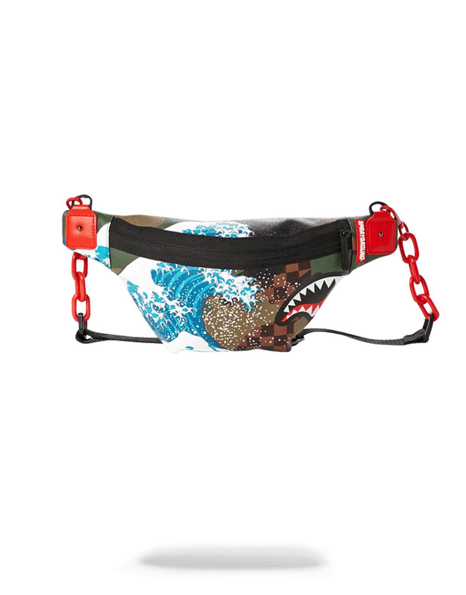 Sprayground CAMOKAWA WAVE SHARK CROSSBODY