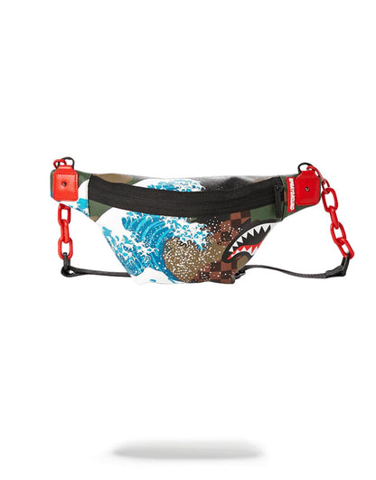 Sprayground CAMOKAWA WAVE SHARK CROSSBODY