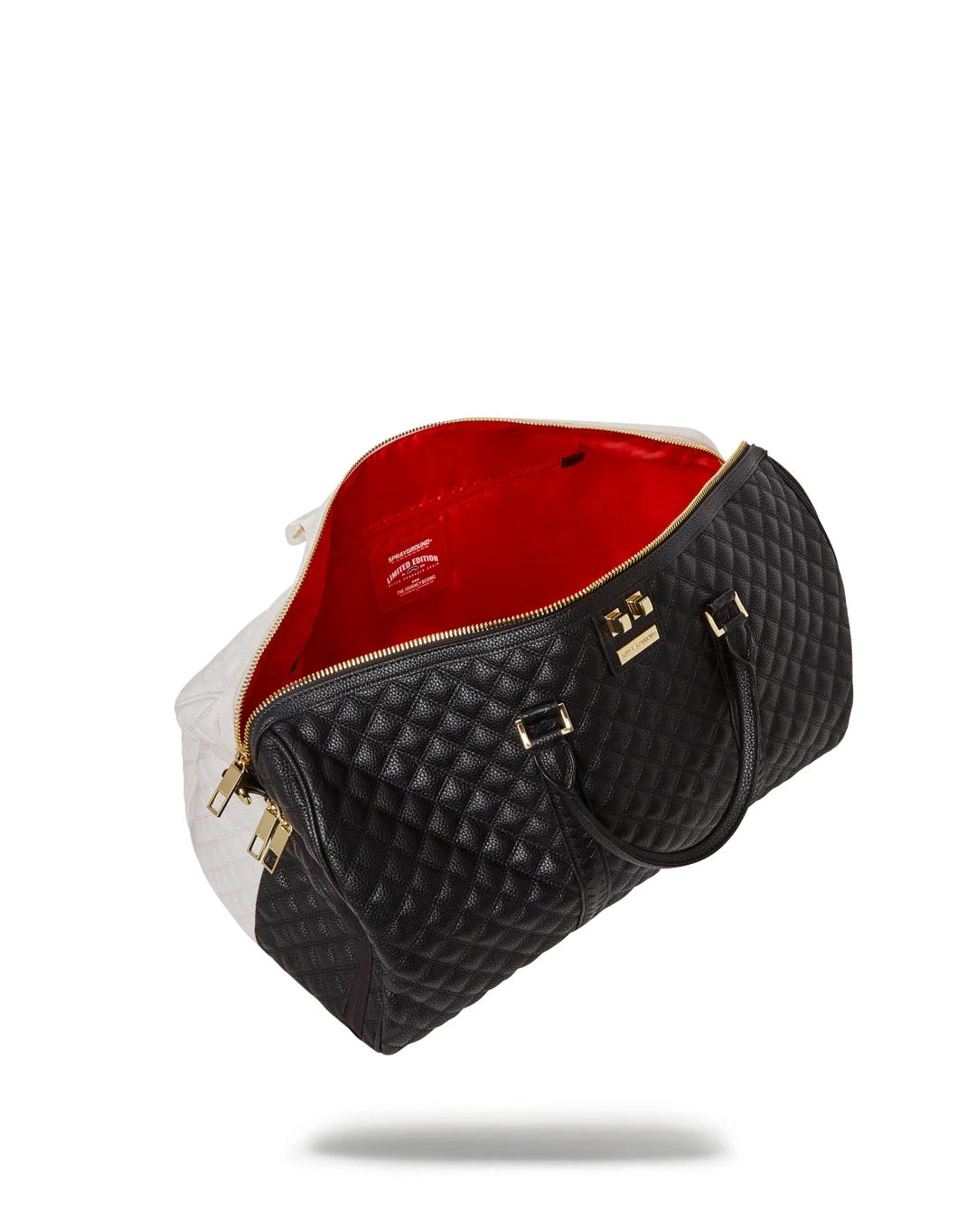 Sprayground LEVELED UP SPLIT QUILT SHARK DUFFLE