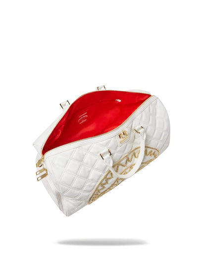 Sprayground RIVIERA LE BLANC GOLD CHAIN SHARK DUFFLE