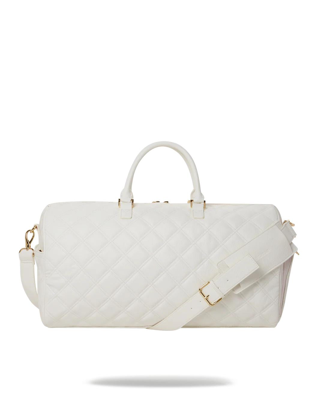 Sprayground RIVIERA LE BLANC GOLD CHAIN SHARK DUFFLE