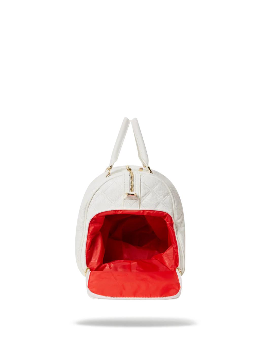 Sprayground RIVIERA LE BLANC GOLD CHAIN SHARK DUFFLE