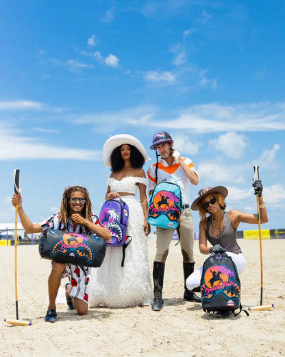 Sprayground MIAMI BEACH POLO COLLAB DUFFLE (BLACK)