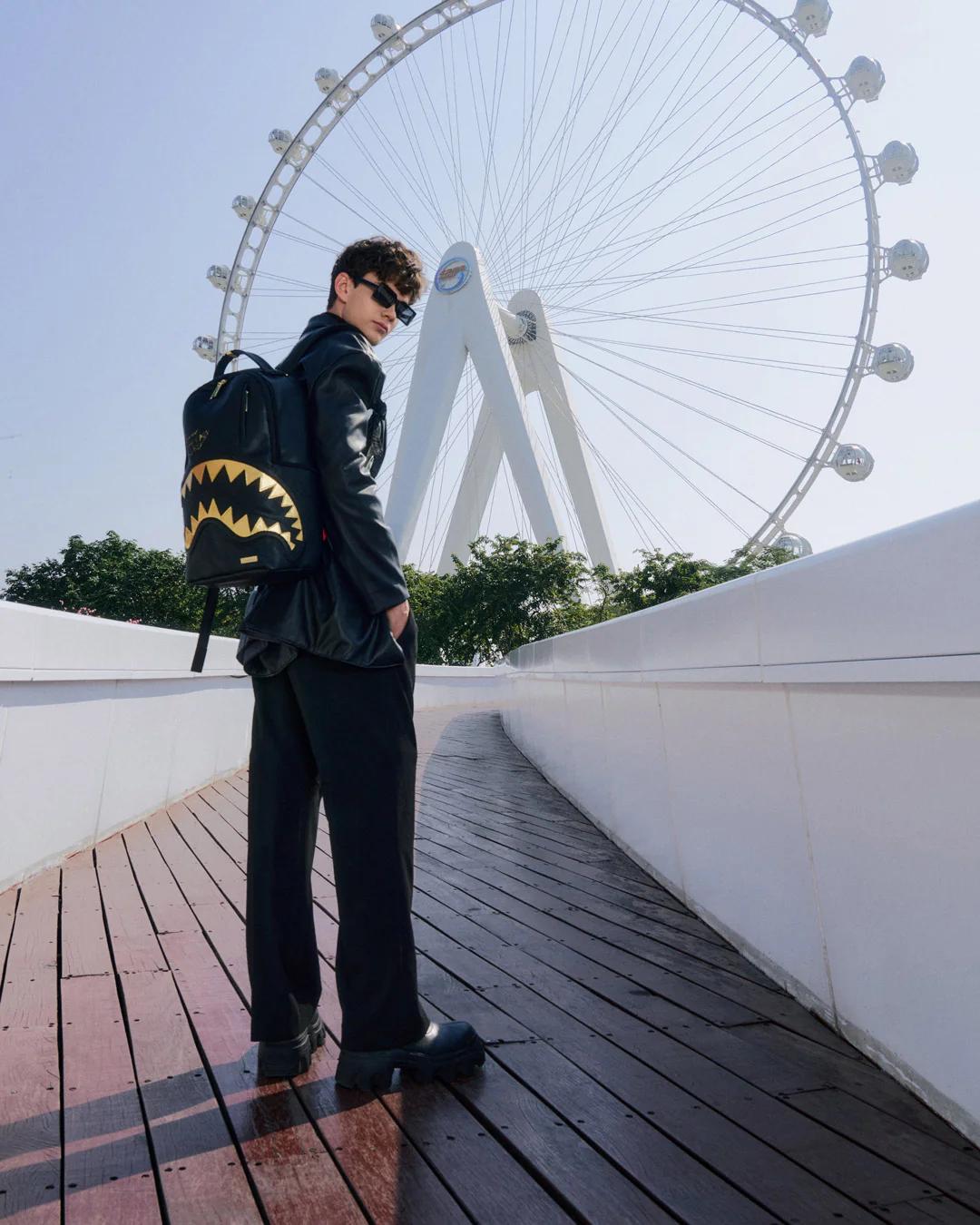 Sprayground SHARK CENTRAL GILDED BITE BACKPACK