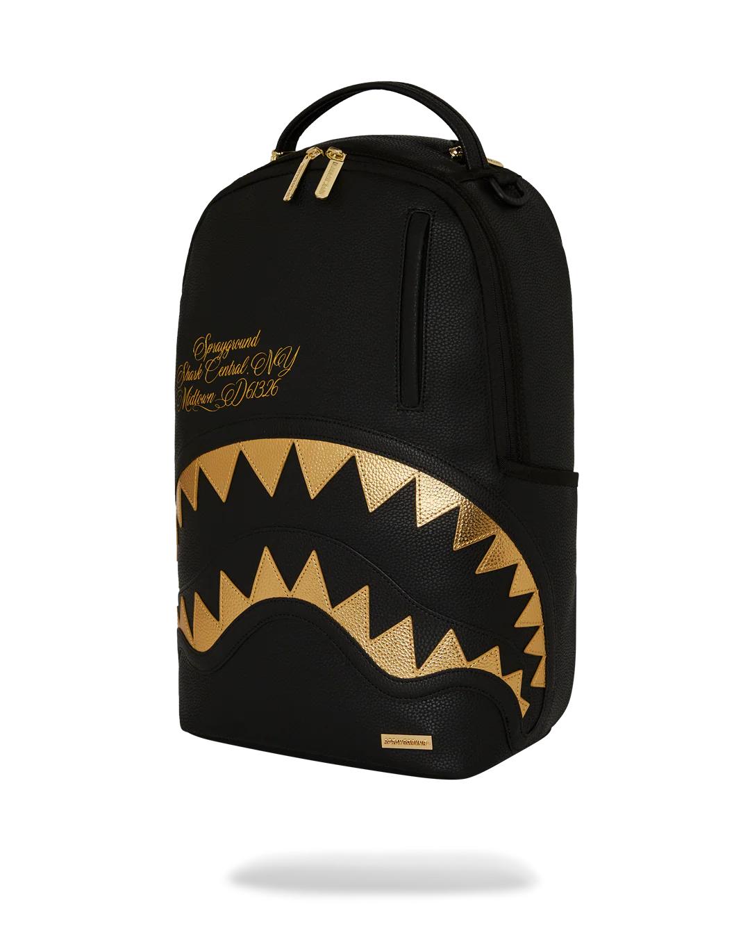 Sprayground SHARK CENTRAL GILDED BITE BACKPACK