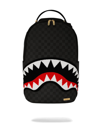 Sprayground LIGHTS OUT SHARKS IN PARIS CHENILLE SHARK BACKPACK