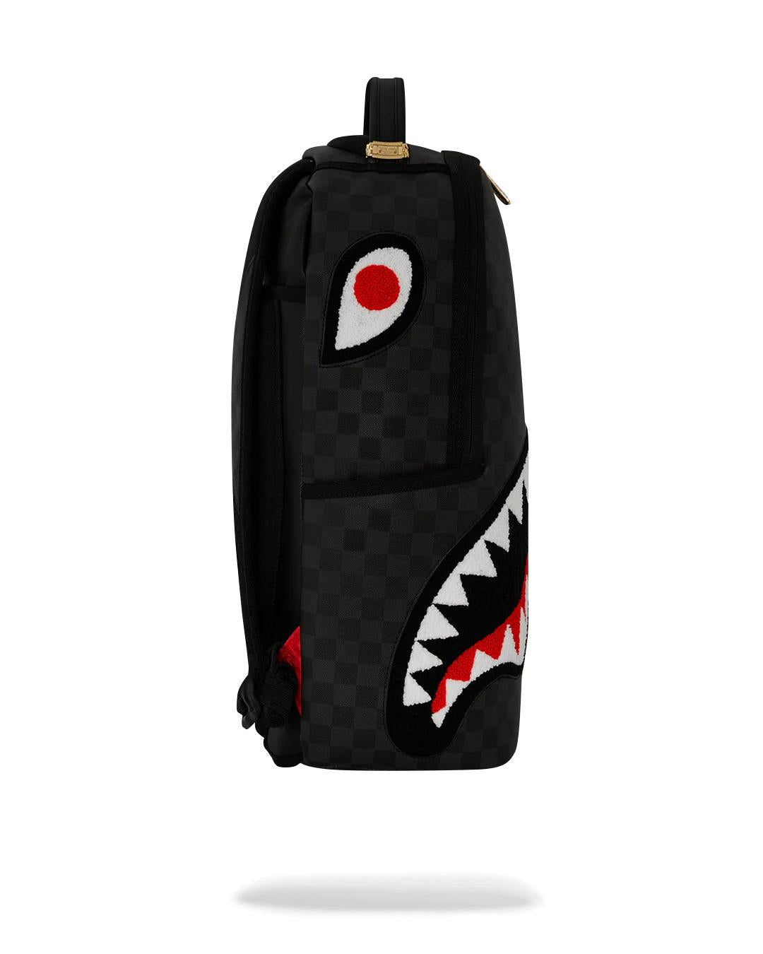 Sprayground LIGHTS OUT SHARKS IN PARIS CHENILLE SHARK BACKPACK