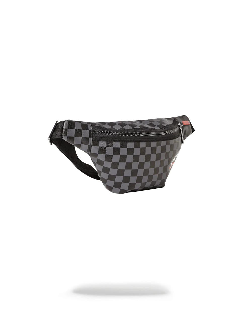 Sprayground SHARKS IN PARIS (BLACK CHECKERED EDITION) CROSSBODY
