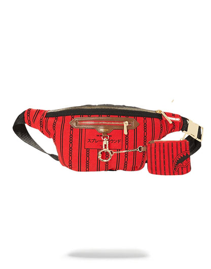 Sprayground REVERSE SHARKS IN PARIS CROSSBODY (RED)