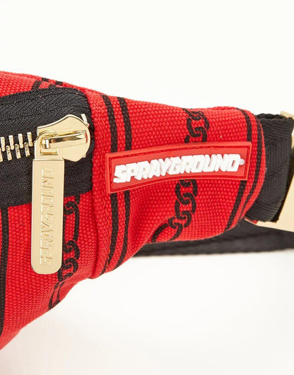 Sprayground REVERSE SHARKS IN PARIS CROSSBODY (RED)