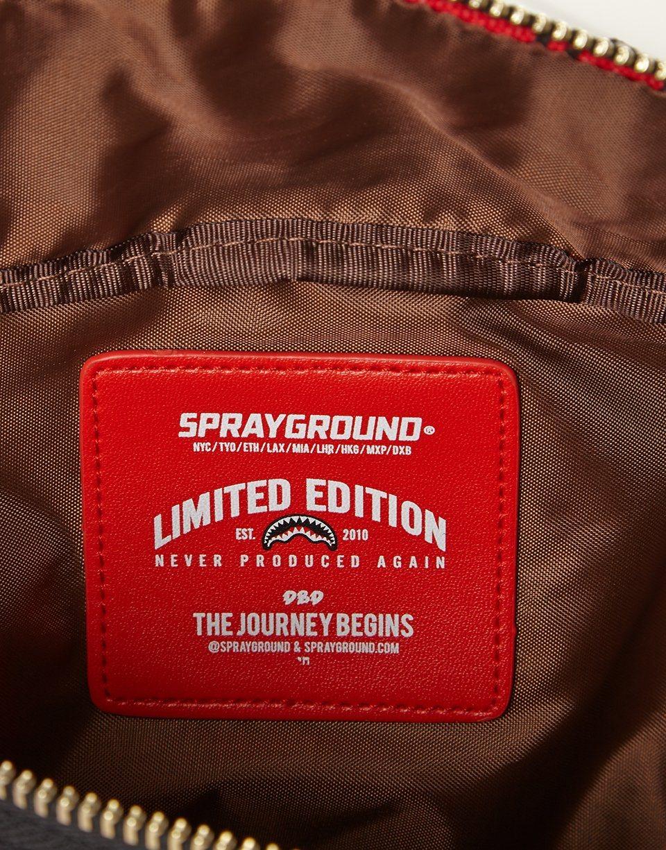 Sprayground REVERSE SHARKS IN PARIS CROSSBODY (RED)