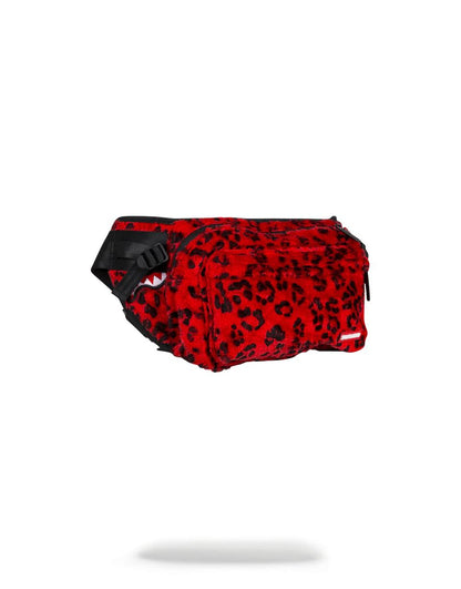 Sprayground RED LEOPARD CROSSBODY TRANSPORTER