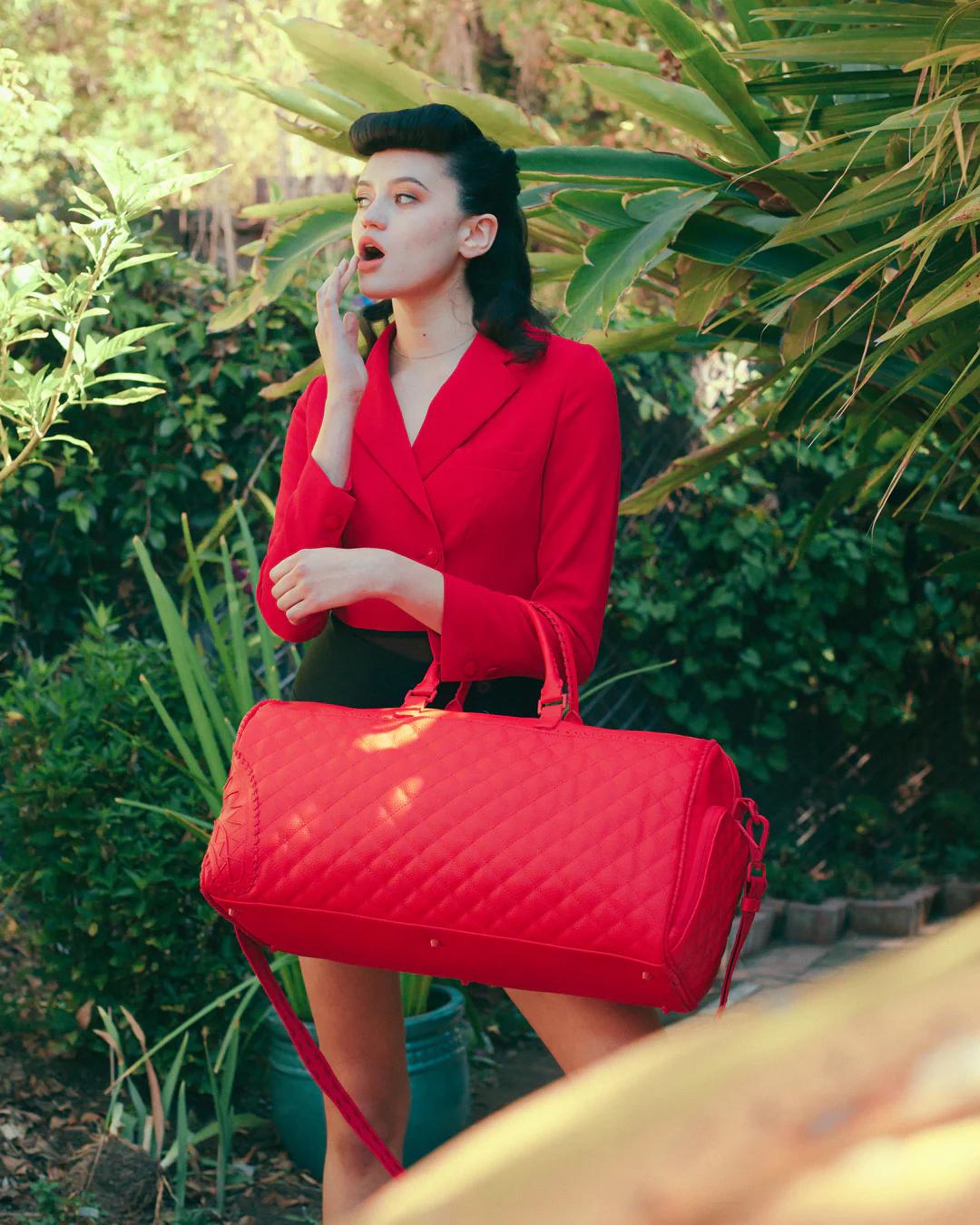 Sprayground RED RIVIERA EMPEROR DUFFLE
