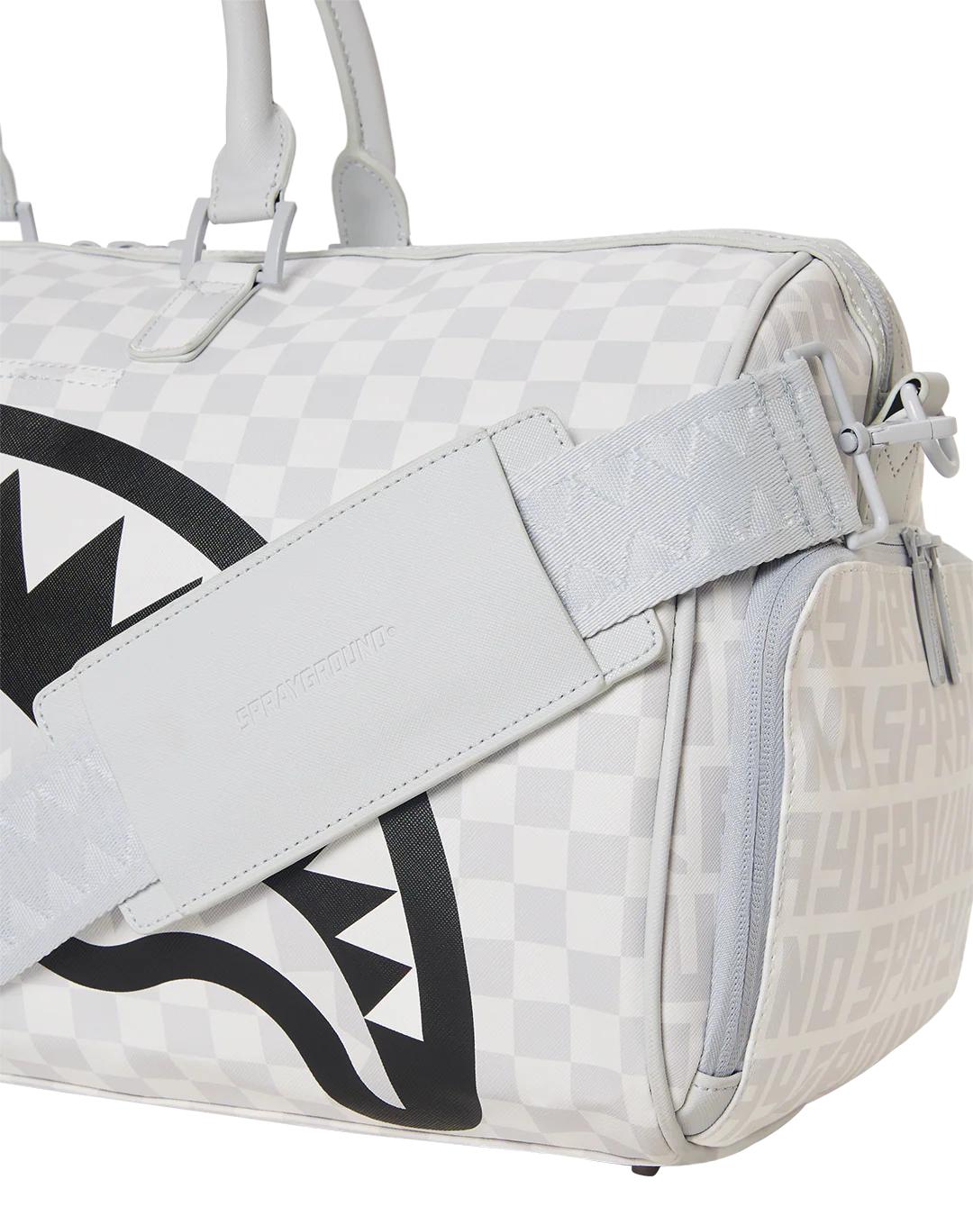 Sprayground SPLIT THE CHECK (PEARL) DUFFLE