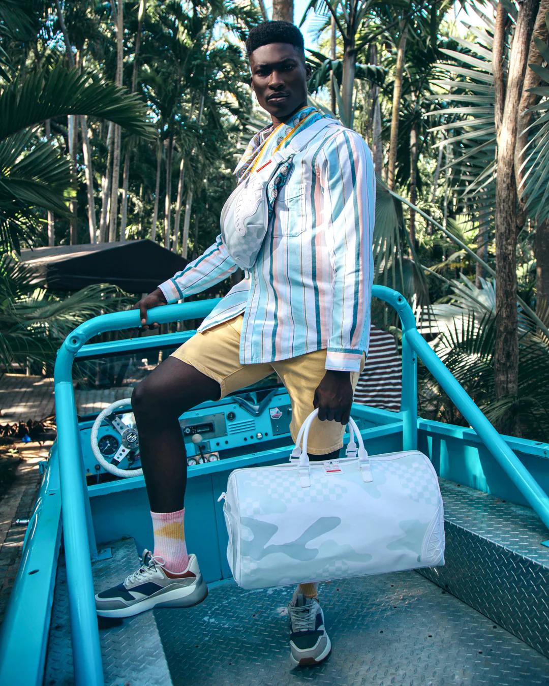 Sprayground 3AM LE BLANC DUFFLE