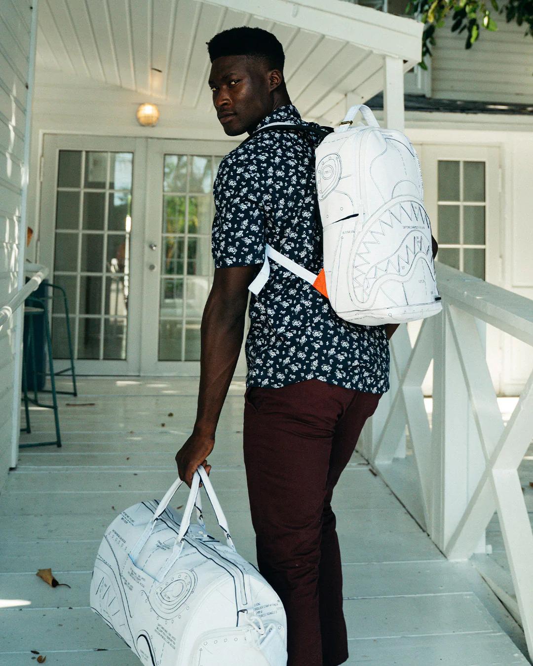 Sprayground TECHNICAL CUT & SHARK DUFFLE