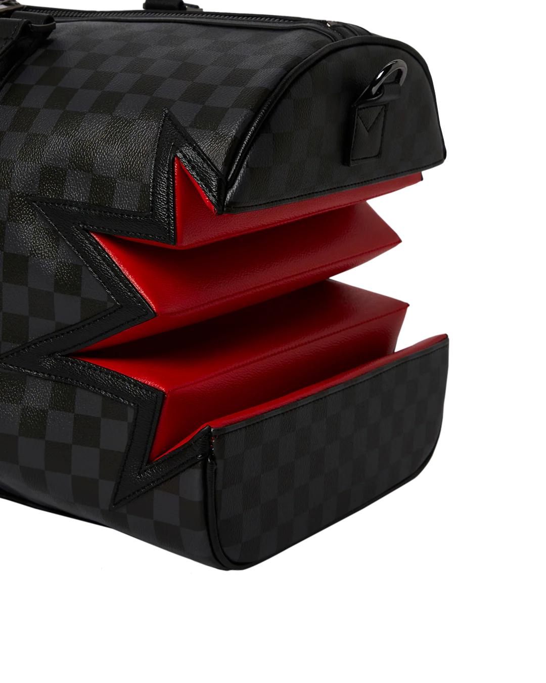 Sprayground SHARK BITE SHARKS IN PARIS GRAY DUFFLE