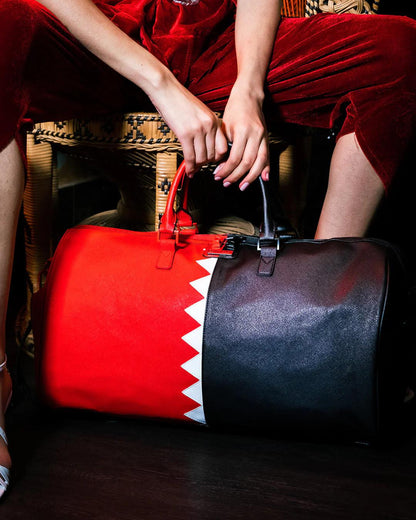 Sprayground VERTICAL SHARK CUT & SEW DUFFLE