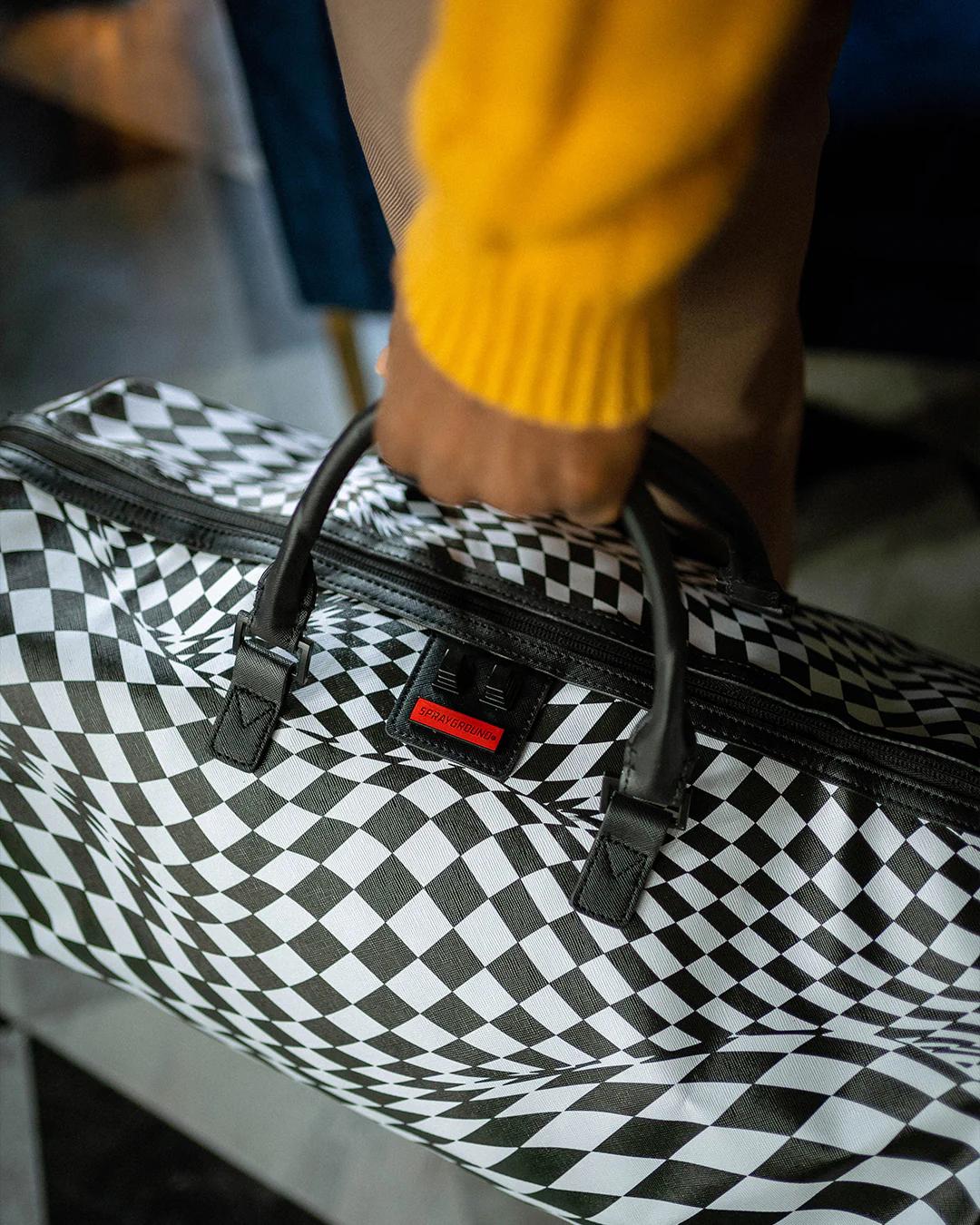 Sprayground TRIPPY CHECK DUFFLE
