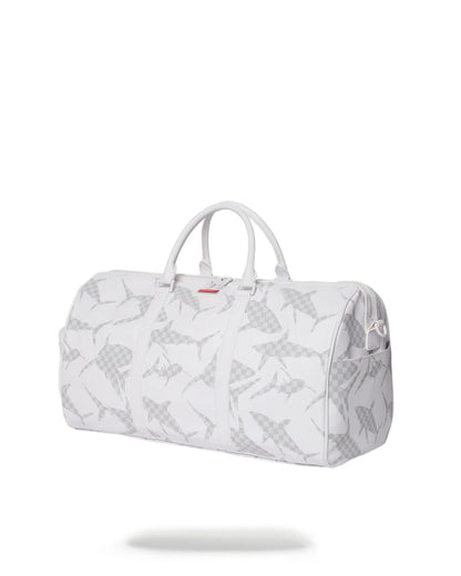 Sprayground SHARK CHECK (WHITE) DUFFLE
