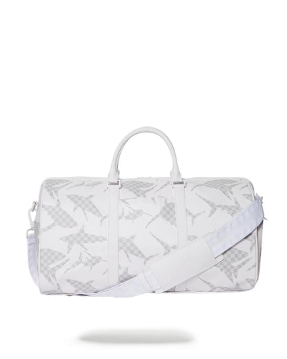 Sprayground SHARK CHECK (WHITE) DUFFLE
