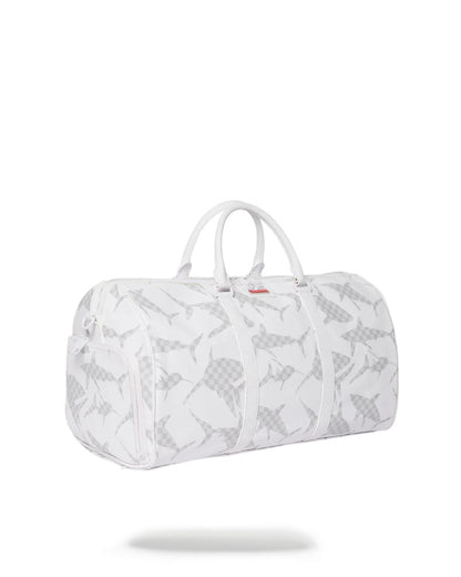 Sprayground SHARK CHECK (WHITE) DUFFLE