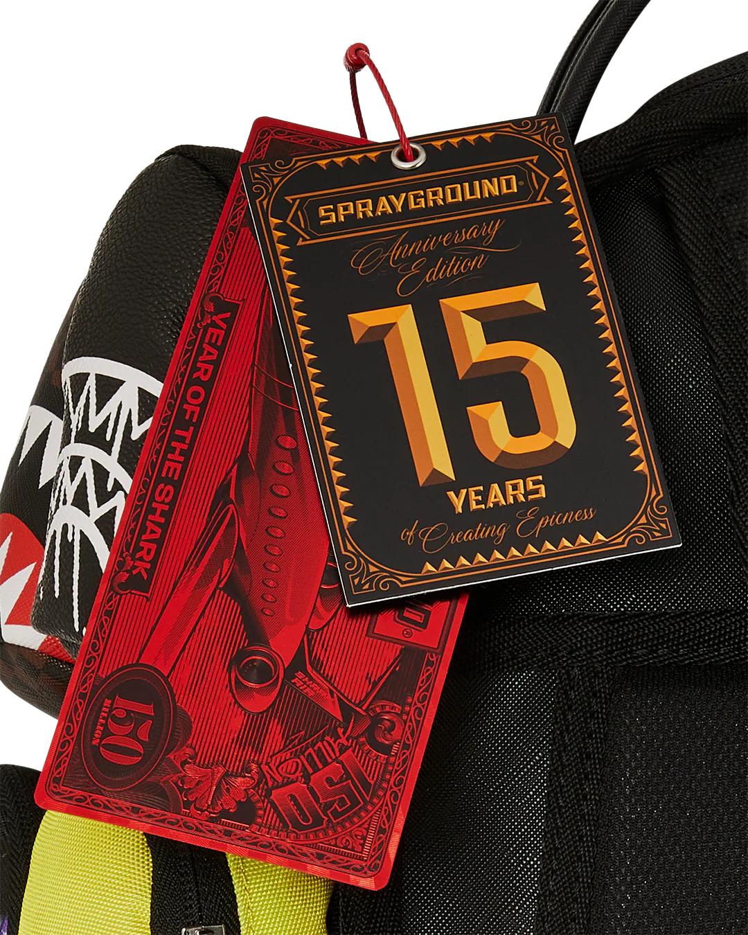 Sprayground ALL THE BAGS IN THE WORLD - 15 YEAR ANNIVERSARY SUPER RARE DROP