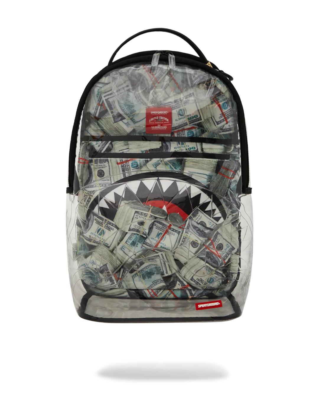 Sprayground CLEAR BACKPACK - MONEY CHOMP