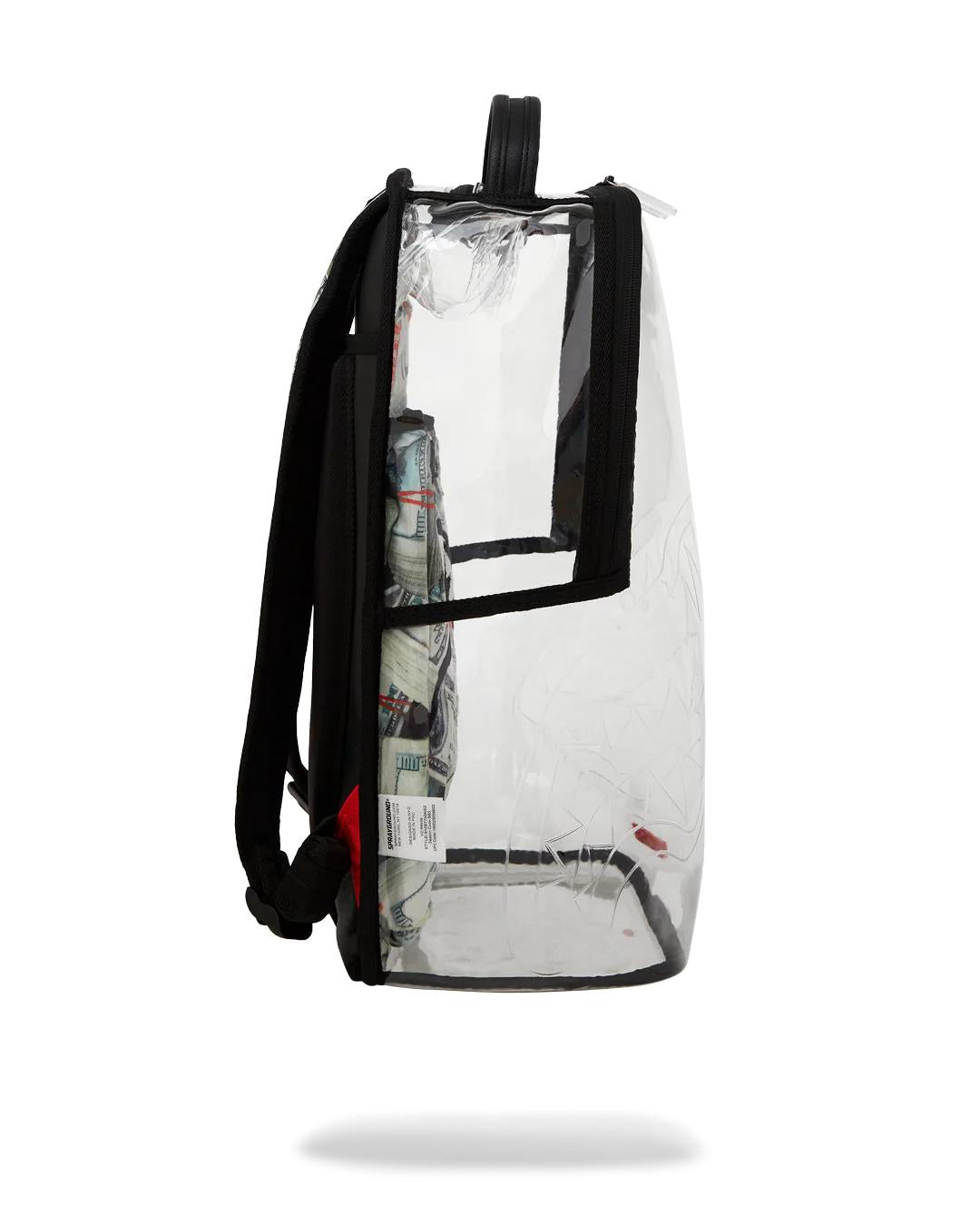 Sprayground CLEAR BACKPACK - MONEY CHOMP
