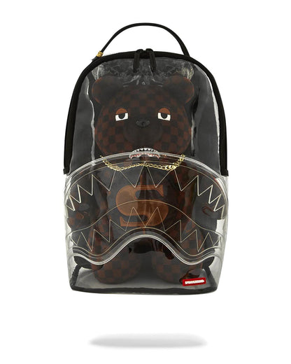 Sprayground CLEAR BACKPACK - SHARKS IN PARIS BEAR