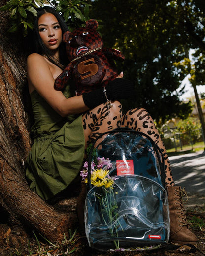 Sprayground CLEAR BACKPACK - SHARKS IN PARIS BEAR