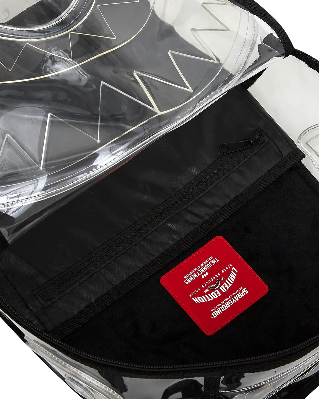 Sprayground CLEAR BACKPACK - SHARKS IN PARIS BEAR