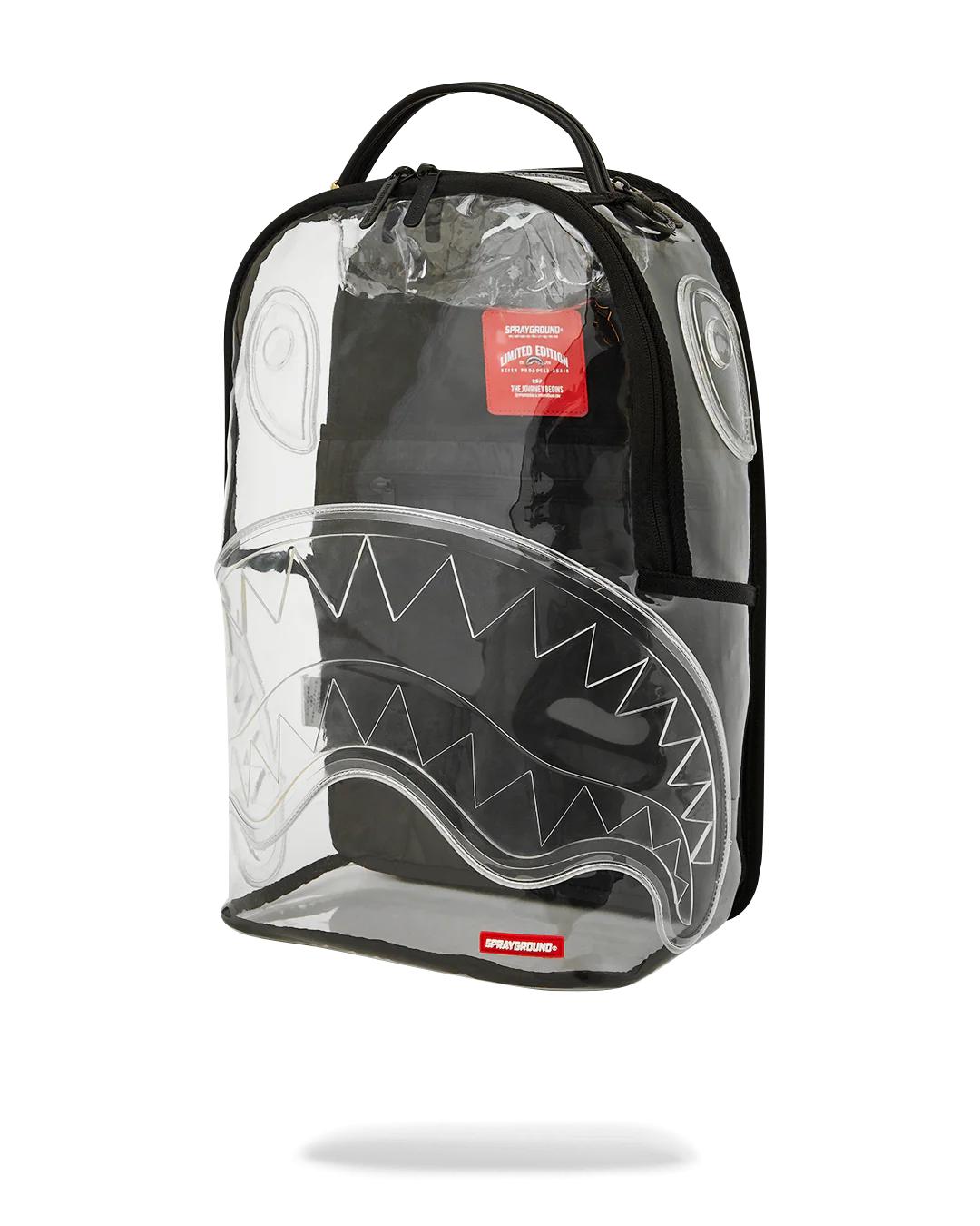 Sprayground CLEAR BACKPACK - SHARKS IN PARIS BEAR