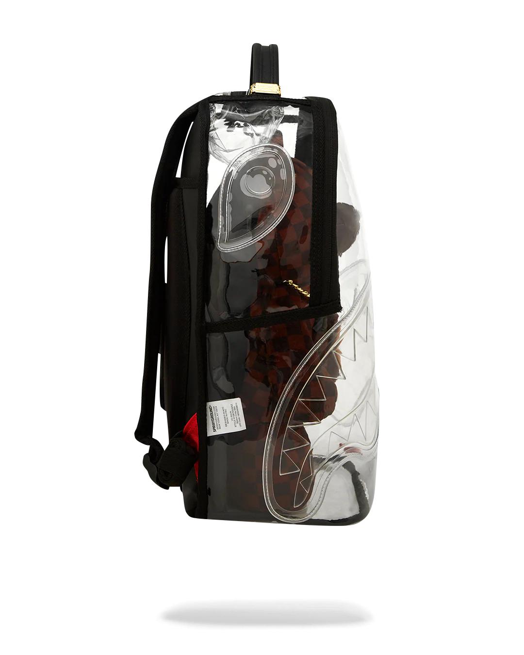 Sprayground CLEAR BACKPACK - SHARKS IN PARIS BEAR