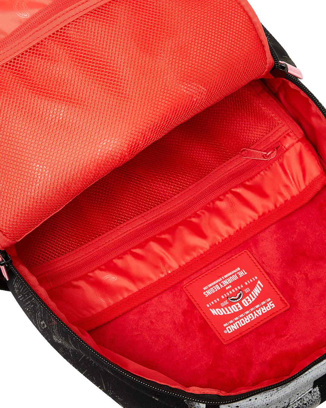 Sprayground SHARK CENTRAL ACRYLIC ART DLX COTTON BACKPACK