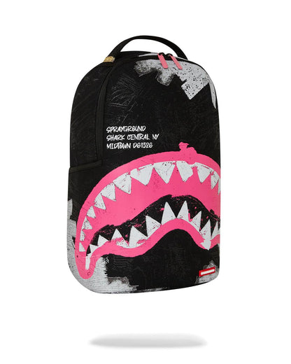 Sprayground SHARK CENTRAL ACRYLIC ART DLX COTTON BACKPACK