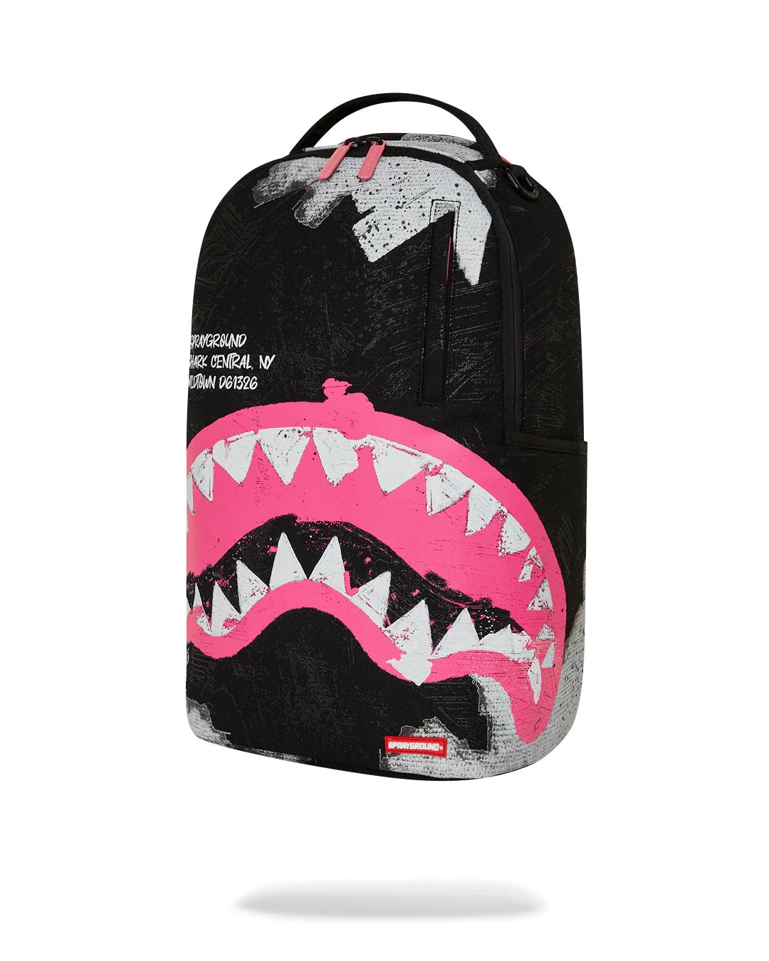 Sprayground SHARK CENTRAL ACRYLIC ART DLX COTTON BACKPACK