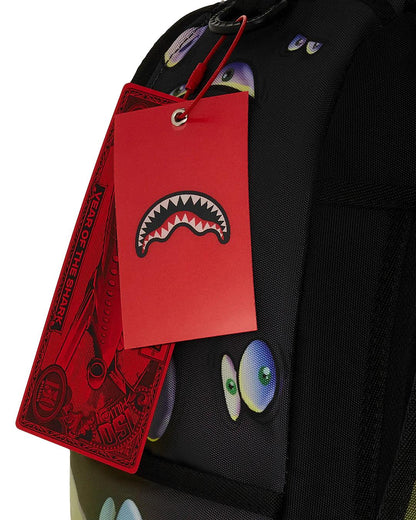 Sprayground EYES ALL A GLOW (GLOW IN THE DARK) DLXR BACKPACK