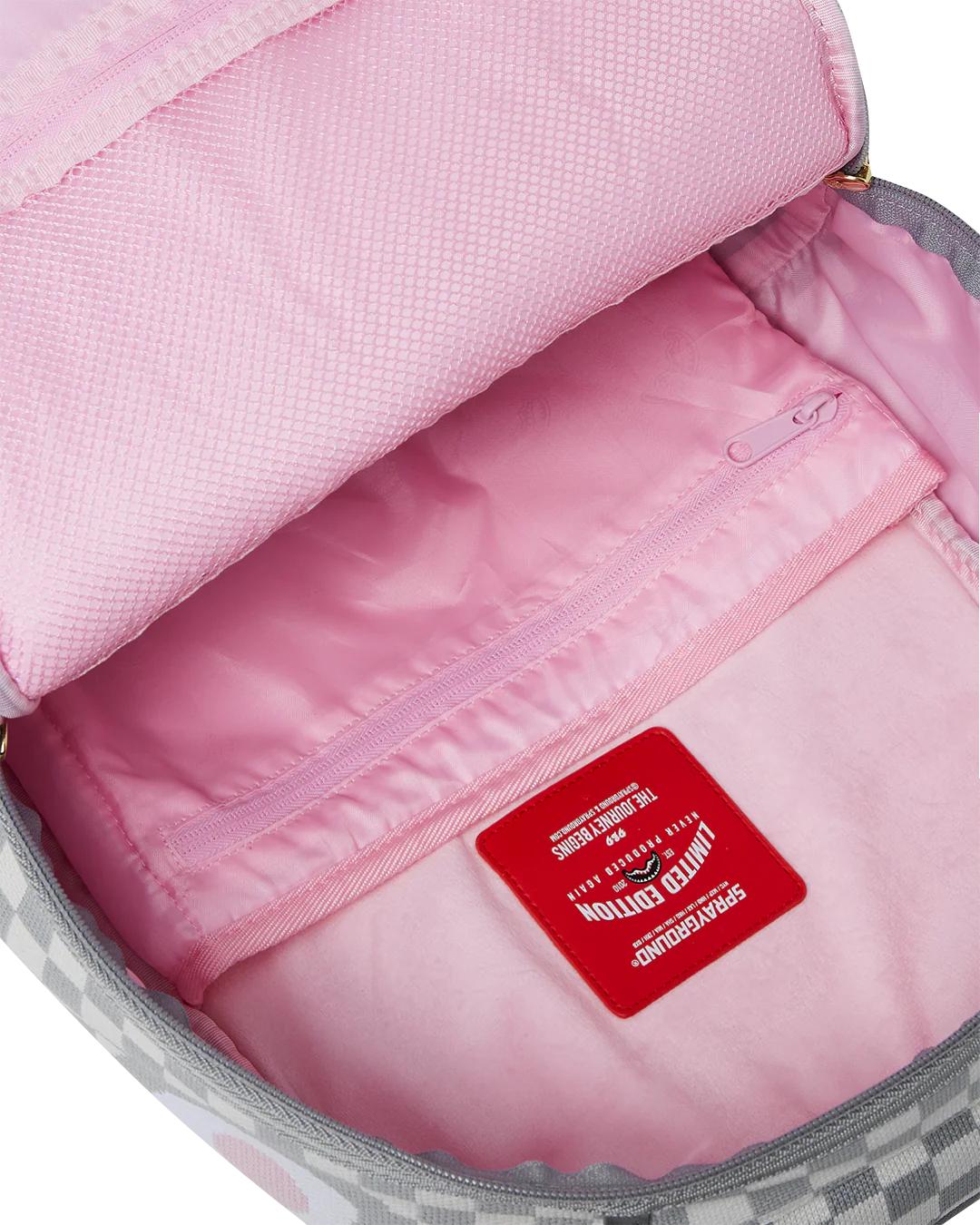 Sprayground KNIT SHARKS IN PARIS IN CREAM DLX BACKPACK