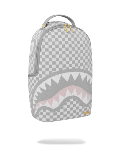 Sprayground KNIT SHARKS IN PARIS IN CREAM DLX BACKPACK