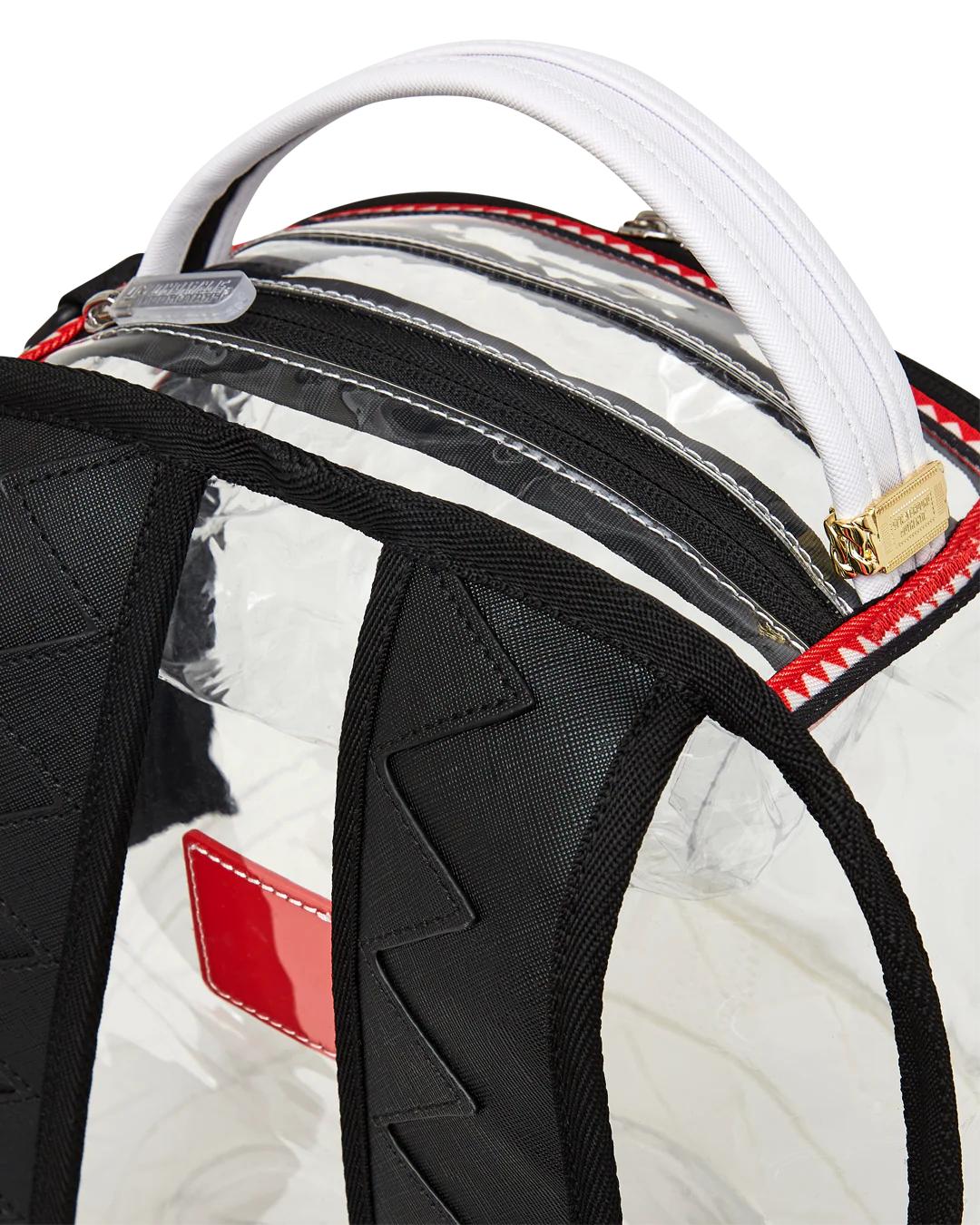 Sprayground 100% CLEAR BACKPACK SHARK