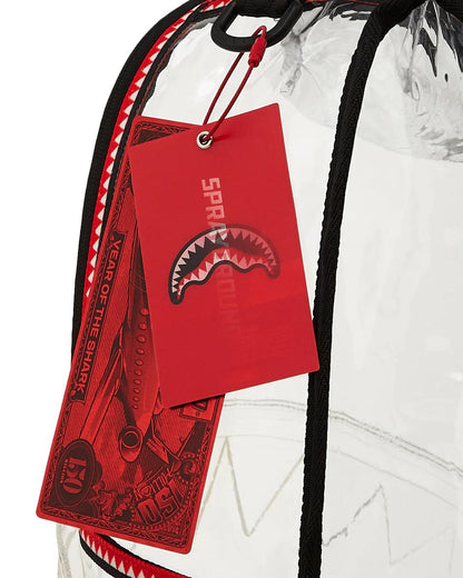 Sprayground 100% CLEAR BACKPACK SHARK