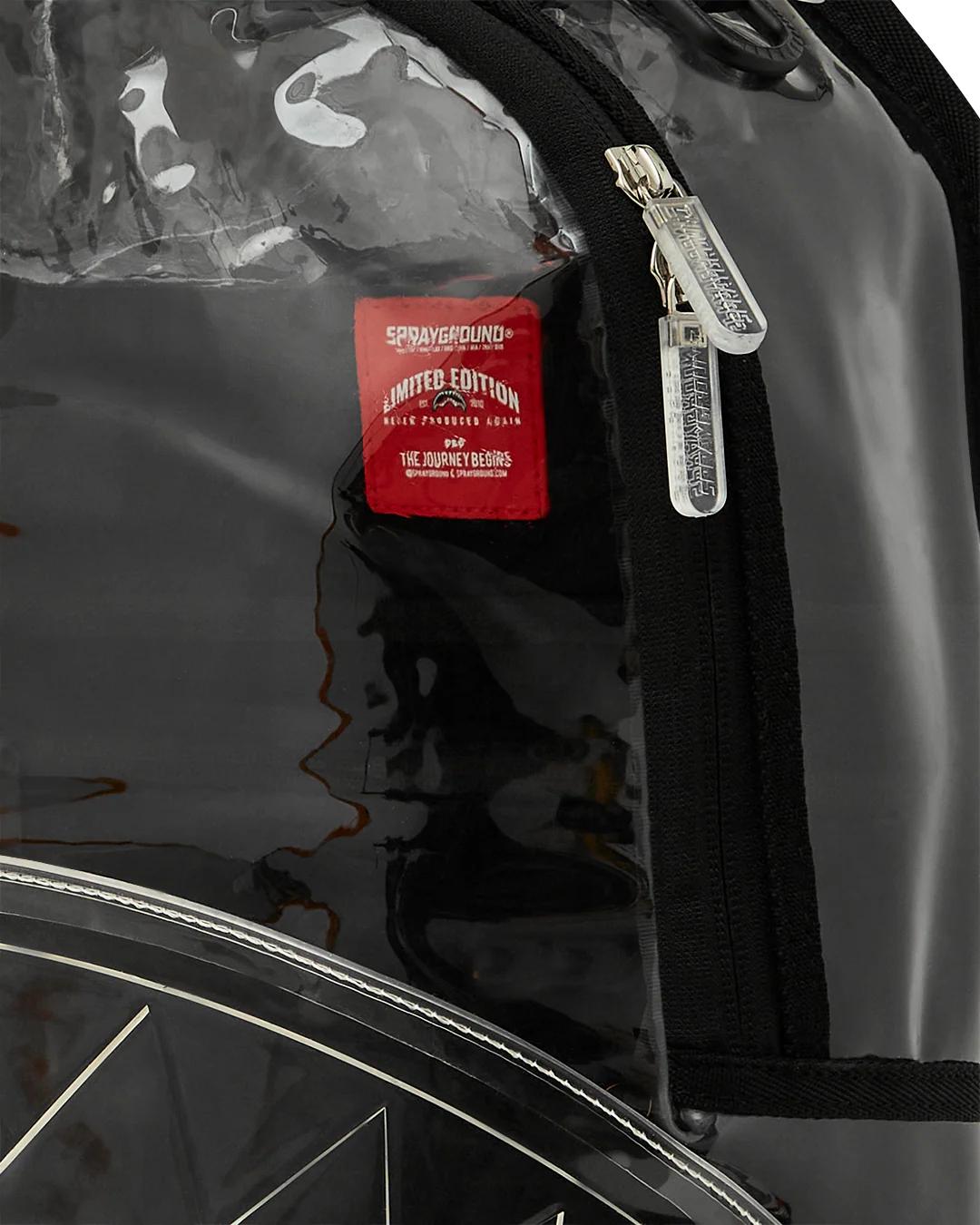 Sprayground CLEAR BACKPACK - SHARK CENTRAL