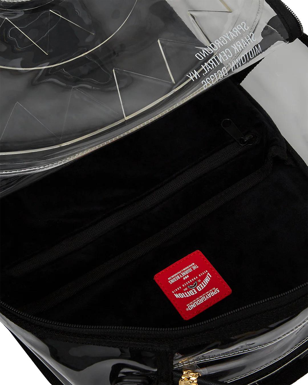 Sprayground CLEAR BACKPACK - SHARK CENTRAL