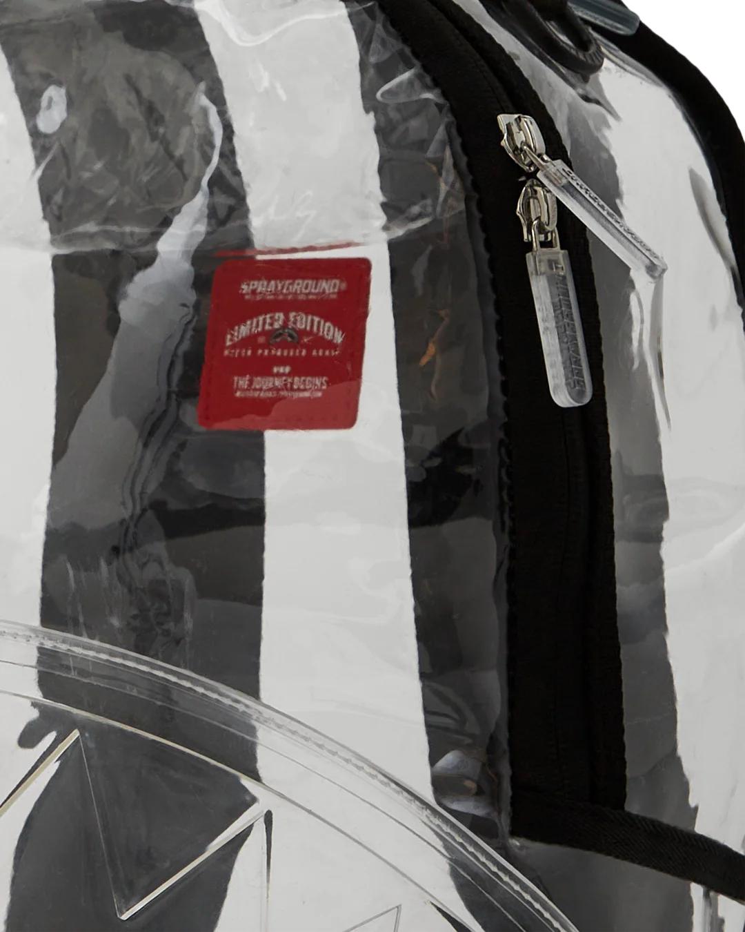Sprayground 100% CLEAR BACKPACK - SHARK CENTRAL