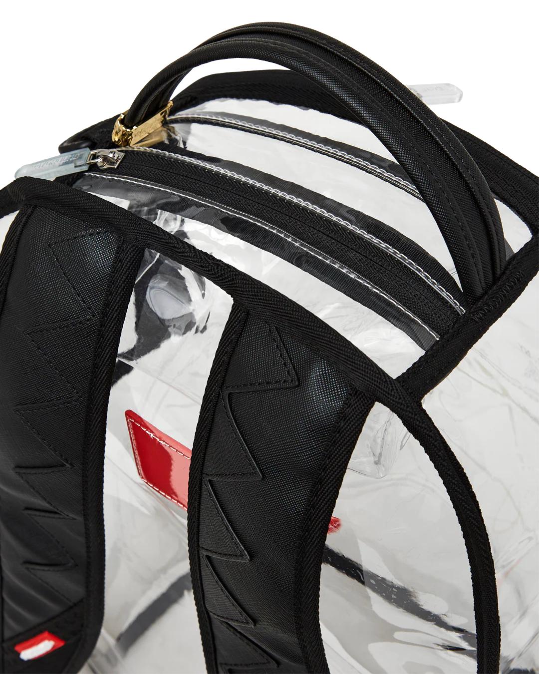 Sprayground 100% CLEAR BACKPACK - SHARK CENTRAL