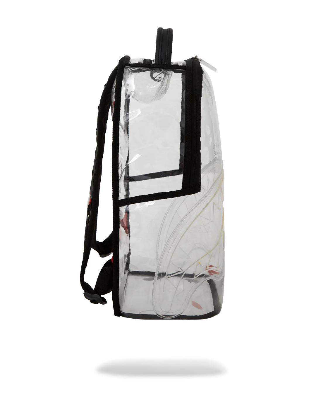 Sprayground 100% CLEAR BACKPACK - SHARK CENTRAL