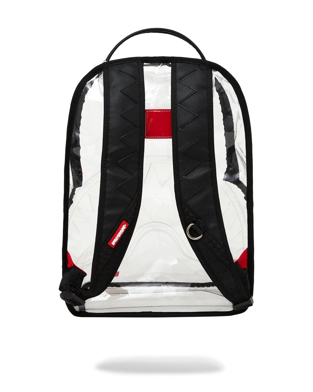 Sprayground 100% CLEAR BACKPACK - SHARK CENTRAL