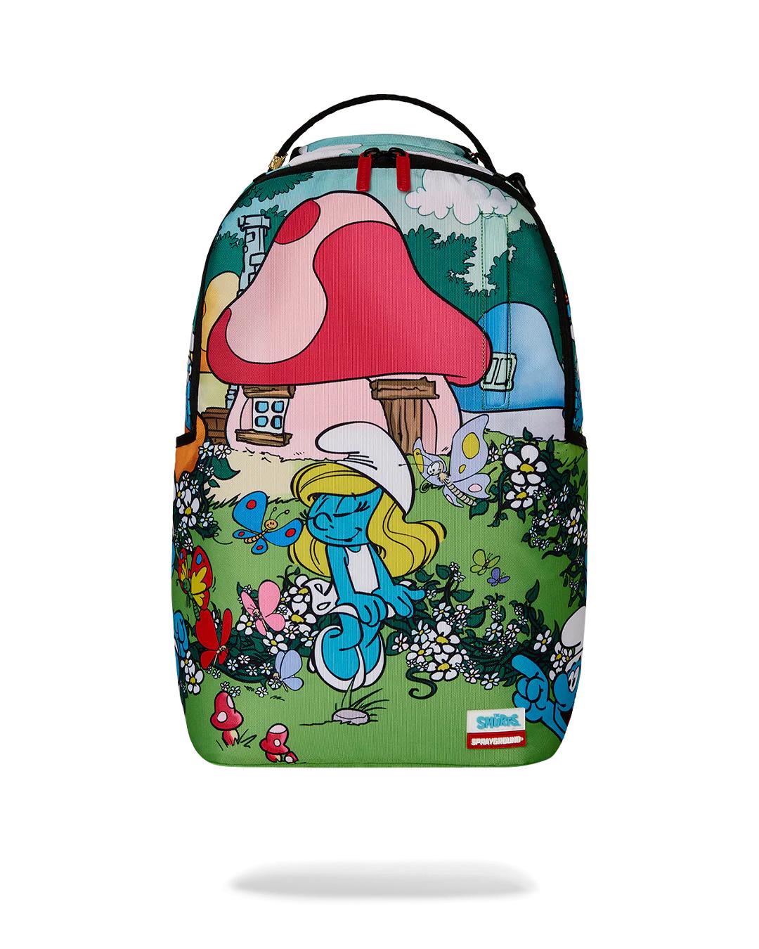 Sprayground SMURFS IN THE GARDEN BACKPACK