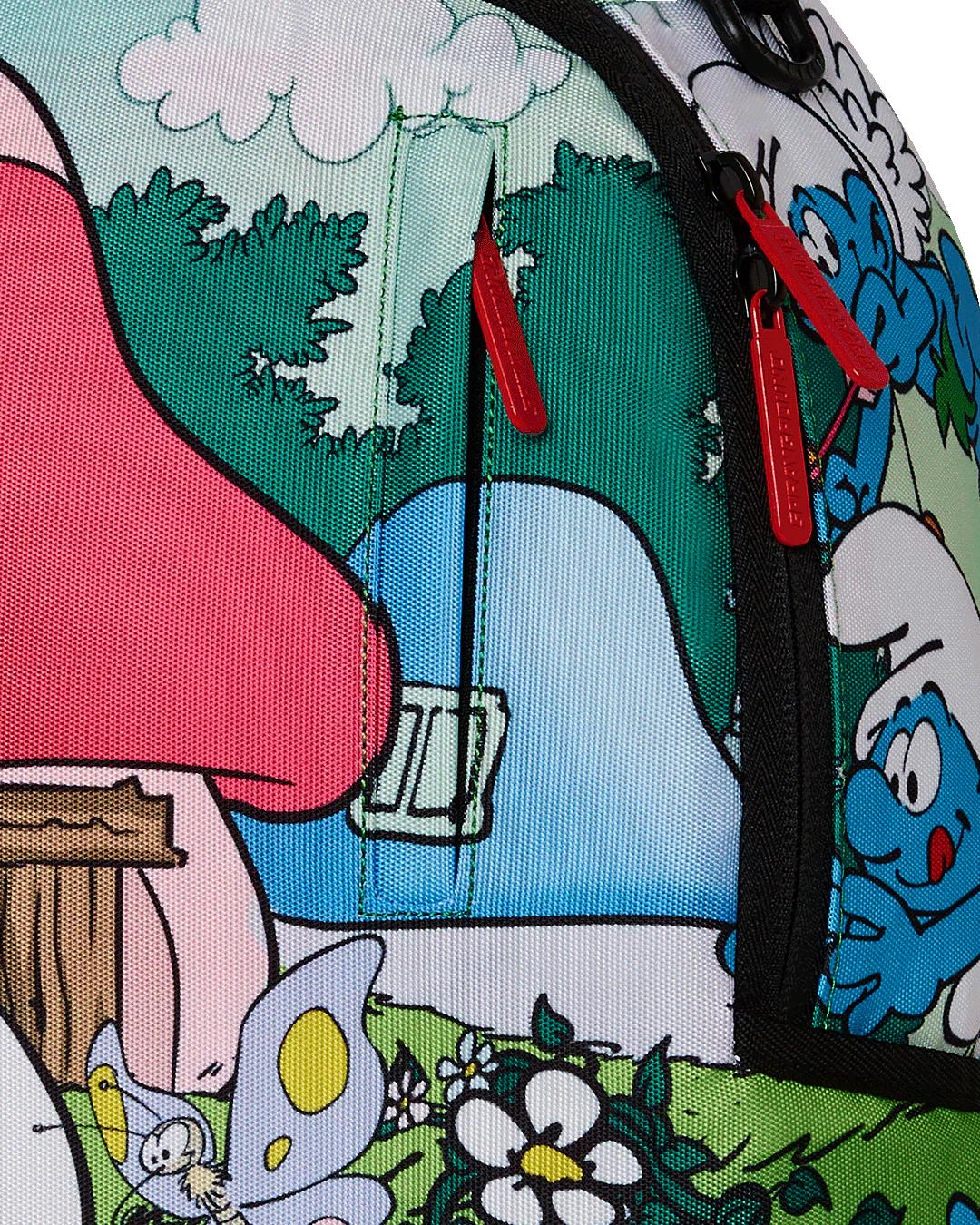 Sprayground SMURFS IN THE GARDEN BACKPACK